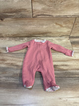 Just One You Waffle Knit Sleeper Pink sz Newborn