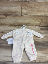 NEW Champion 2pc Pullover Sweatshirt & Joggers Set Beige sz 6m