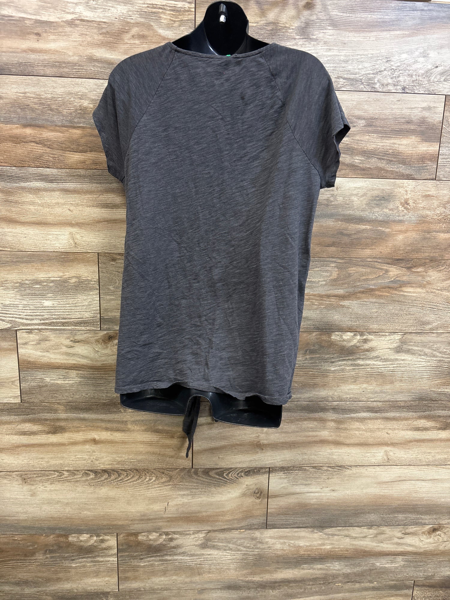 Motherhood Maternity Short Sleeve Shirt Grey sz Large