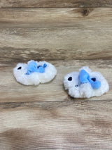 Holiday Time Infant Sleepy Polar Bear Slippers White Sz 2c