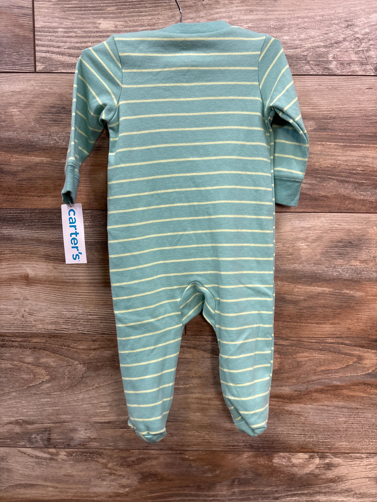 NEW Carter's Striped Chameleon Sleeper Green sz 6m