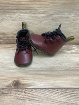 Dr. Martens Cherry Red Leather Crib Booties sz 2c