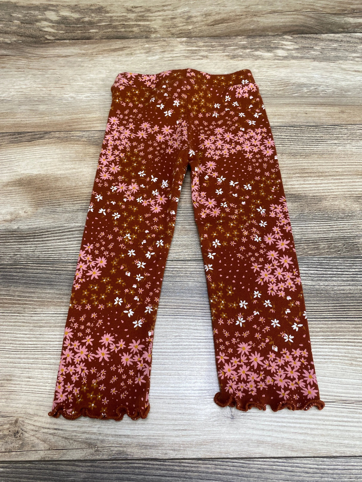 Children's Place Floral Leggings Brown sz 2T