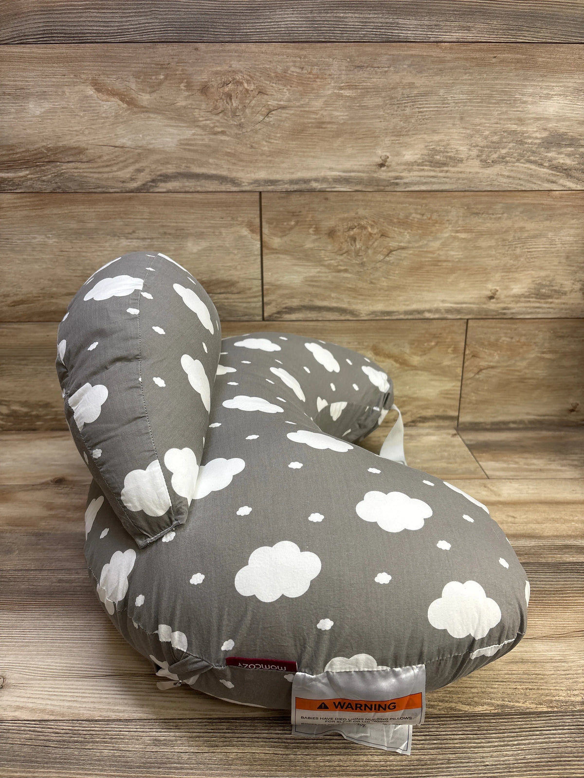 Momcozy Original Adjustable Nursing Pillow in Cloud Grey