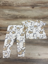 Old Navy 2pc Bunny Pajama Set Cream sz 12-18m