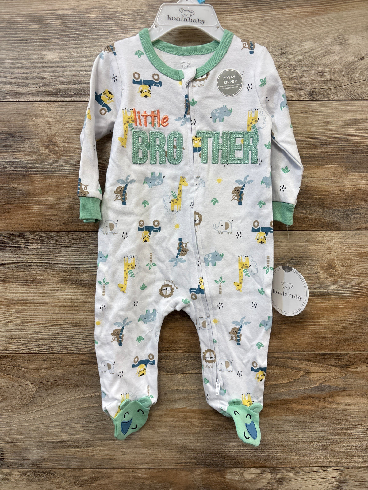 NEW Koala Baby Little Brother Sleeper White sz 3-6m