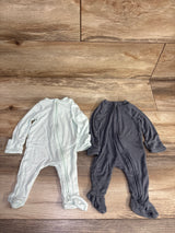 Cloud Island 2pk So Very Soft Modal Blend Romper Green sz Newborn