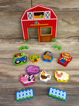 Matty's Toy Shop Deluxe Wooden Farm Playset 13pc