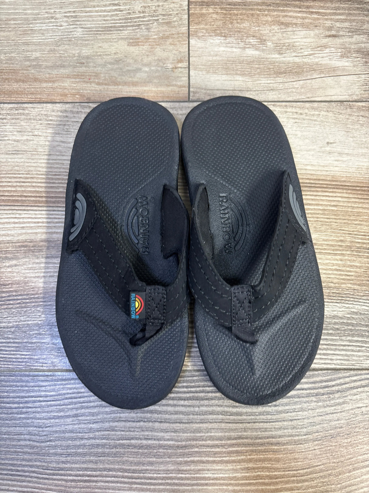 Rainbow Cape Sandals Black sz 11/12c