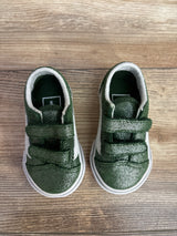 NEW Vans Old Skool V 'Tinsel Suede Green' Sneakers Green sz 3.5c