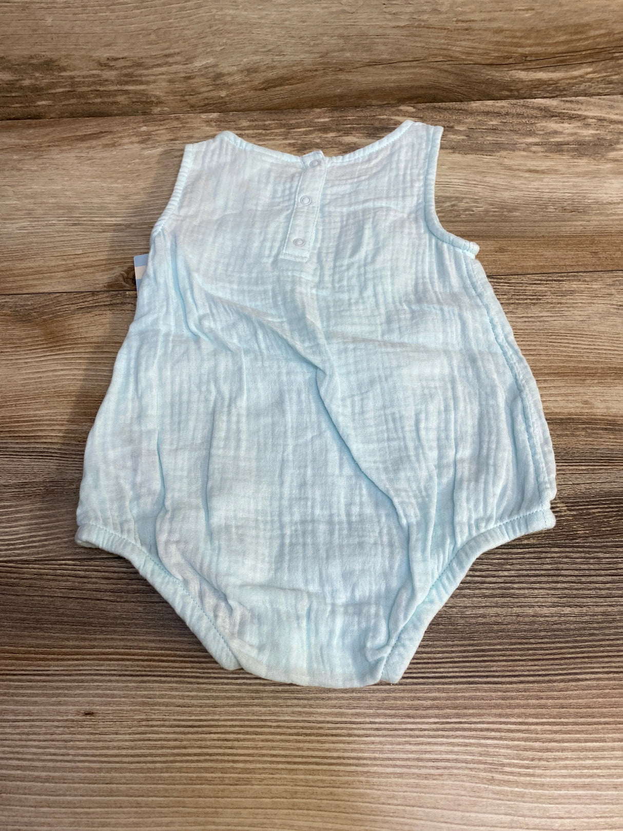 NEW Cat & Jack Gauze Bunny Romper Blue sz 12m