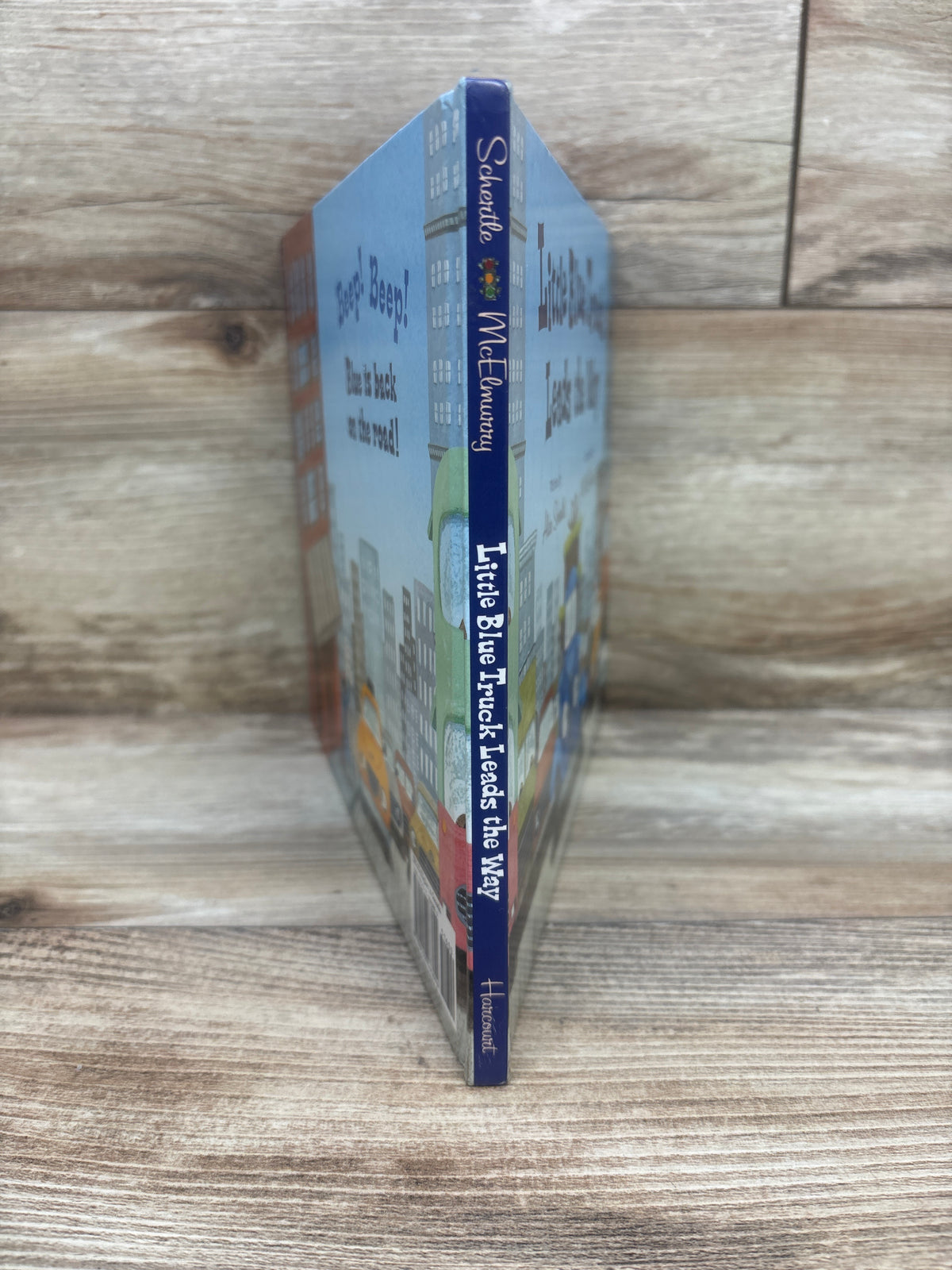 Little Blue Truck Leads the Way Hardcover Book