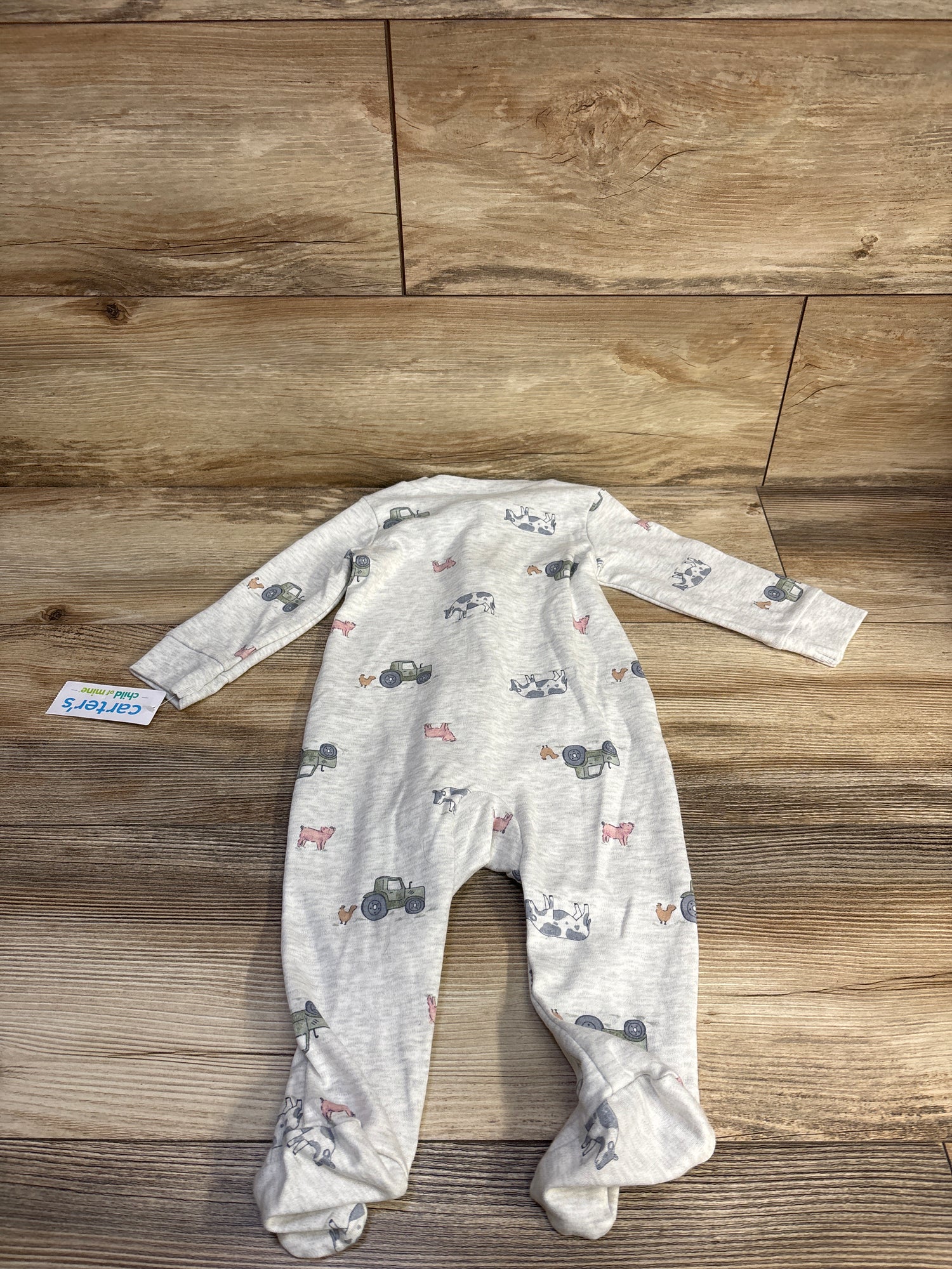 NEW Child Of Mine Sleeper Grey sz 6-9m