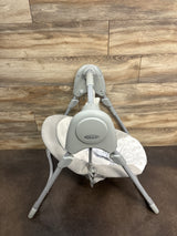 Graco Slim Spaces Compact Baby Swing in Reign Fashion