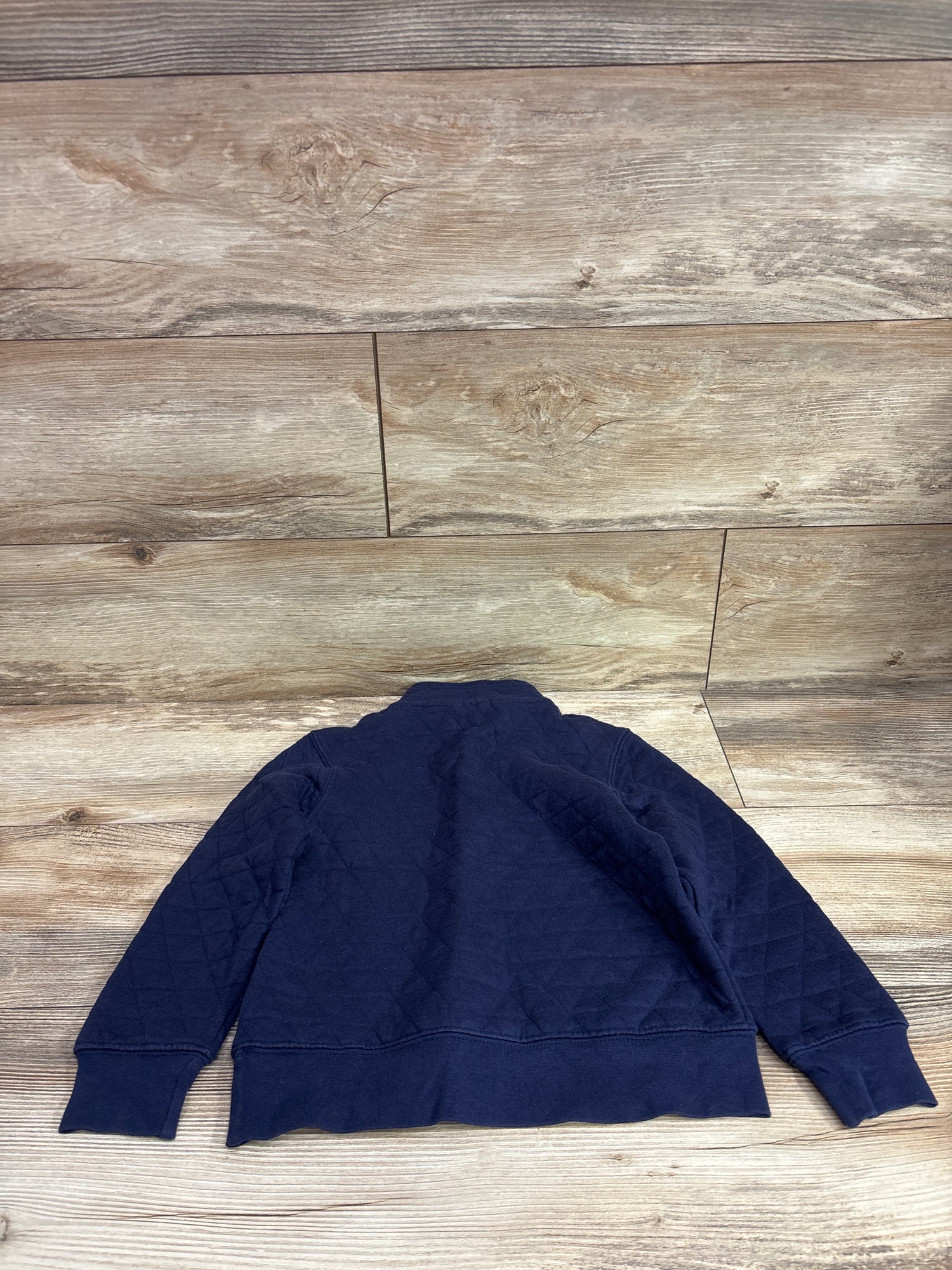 Tommy Bahama Quilted Henley Sweatshirt Navy sz 5/6T