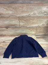 Tommy Bahama Quilted Henley Sweatshirt Navy sz 5/6T