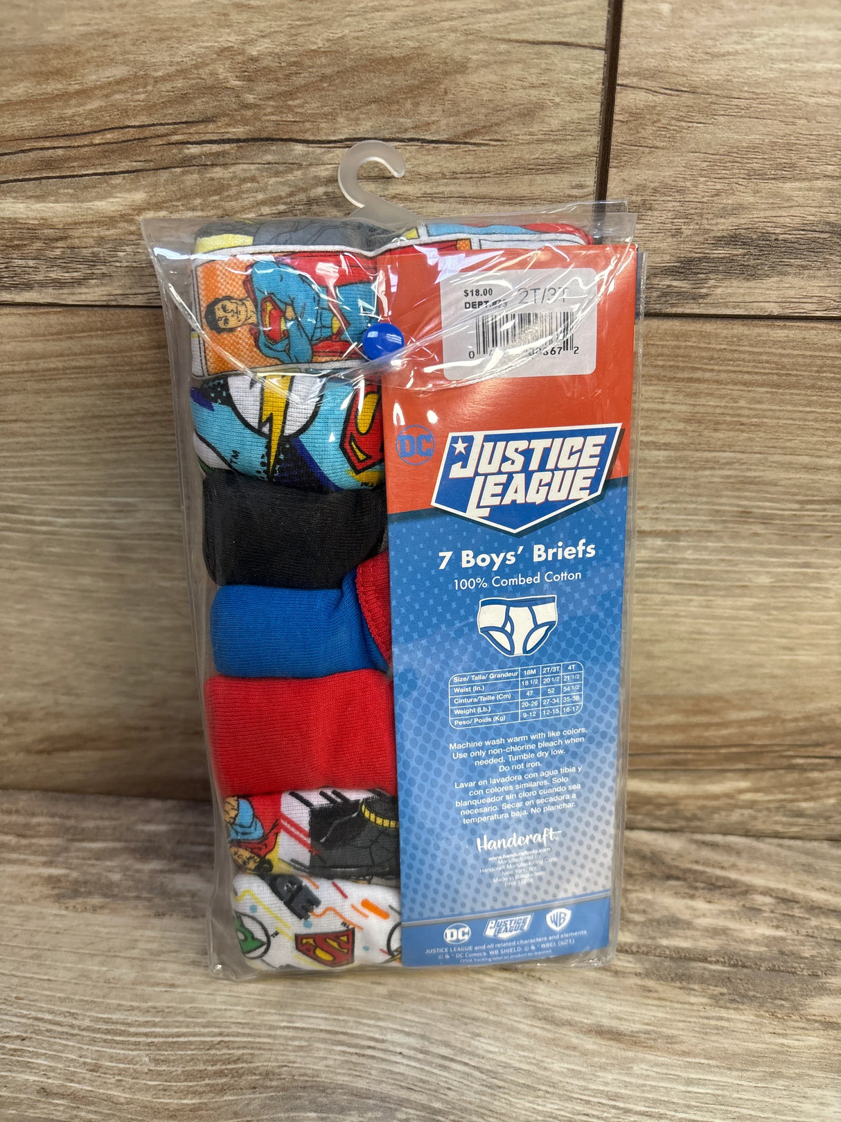NEW Boy's Justice League 7pk Briefs sz 2T-3T - Me n Mommy To Be