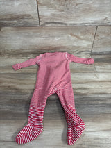 Primary Organic Striped Sleeper Red sz 3-6m