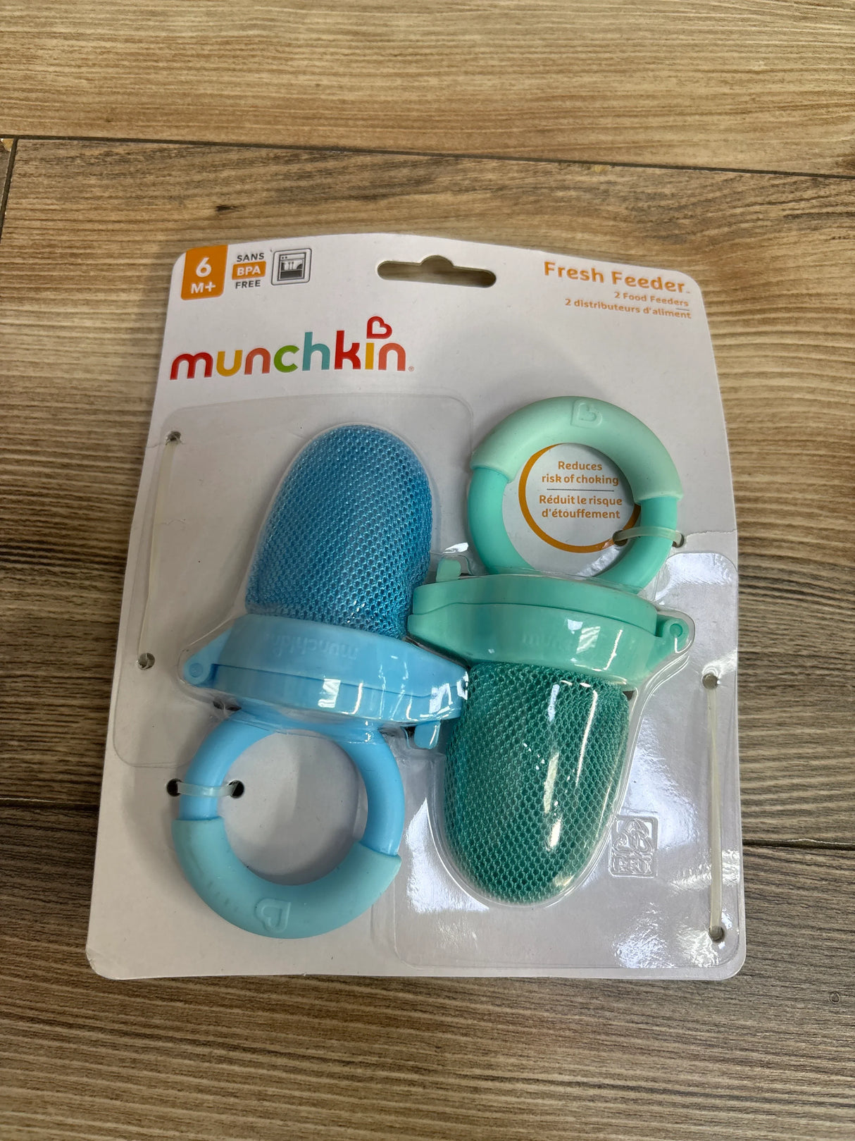 NEW Munchkin Fresh Food Feeder, Blue 2pk