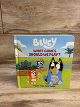 Bluey: What Games Should We Play? Lift-The-Flap Board Book