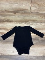 Cat & Jack Flutter Sleeve Bodysuit Black sz 18m