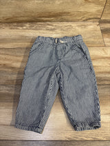 Old Navy Striped Barrel Leg Drawstring Pants Blue sz 12-18m