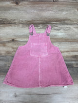 NEW Zara Denim Pinafore Skirtall Pink sz 18-24m