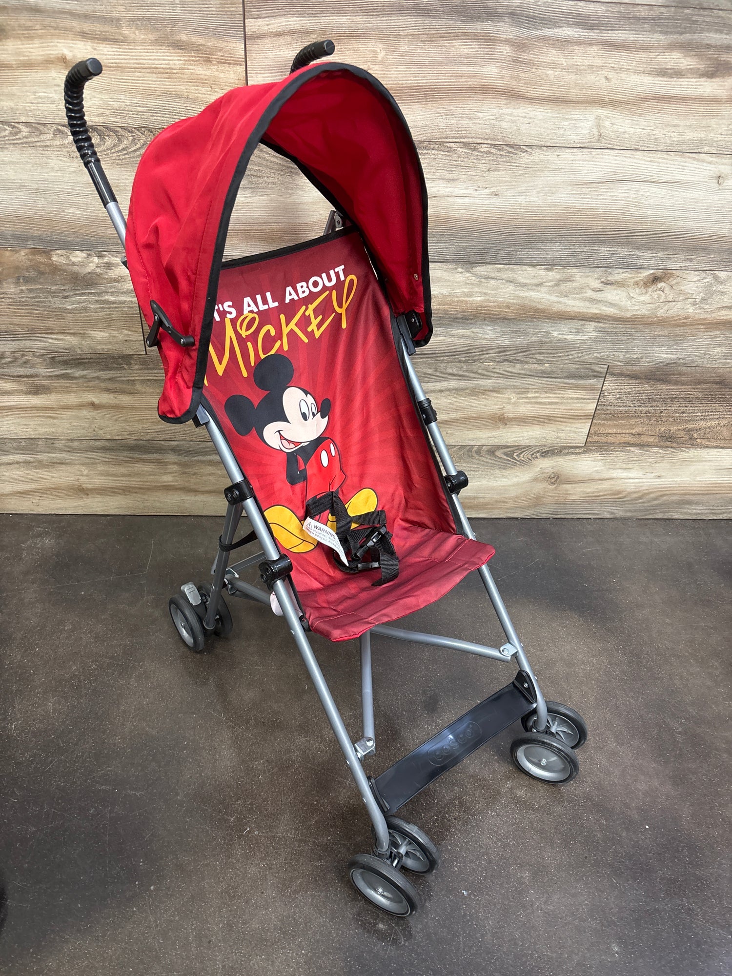 Cosco Umbrella Stroller with Canopy - Mickey Mouse