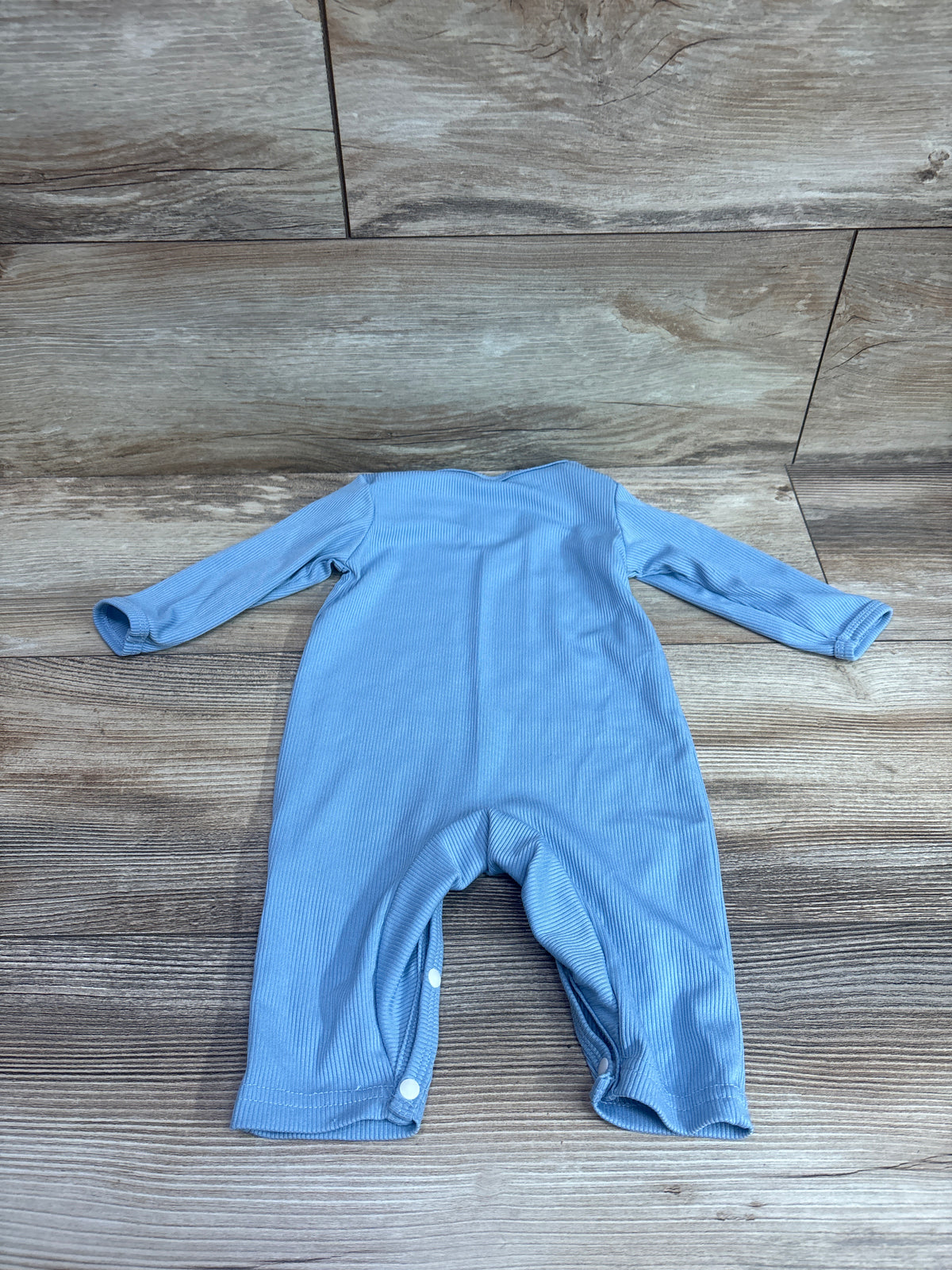 Hi Im New Here Ribbed Coverall Blue sz 0-3m