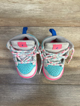 Air Jordan 1 Mid TD 'Digital Pink' Sneakers sz 4c
