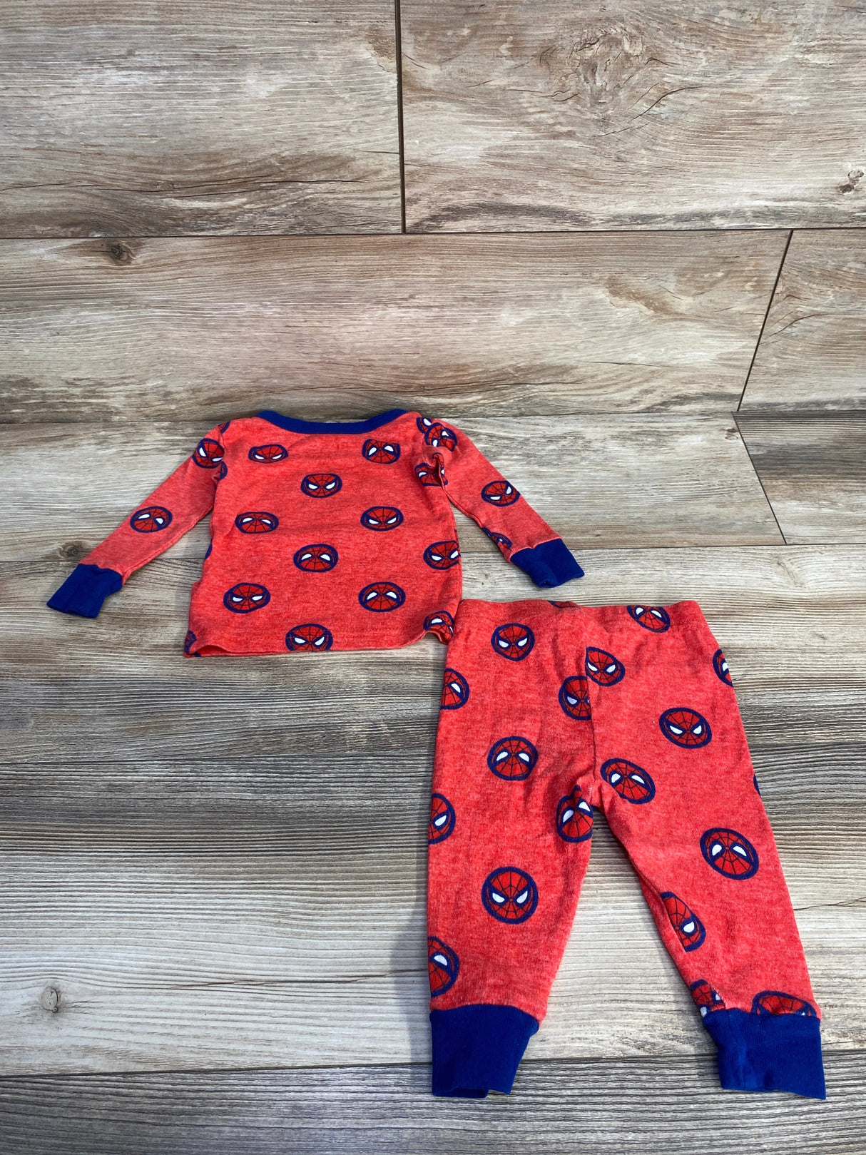 Marvel 2pc Spiderman Pajama Set Red sz 12m