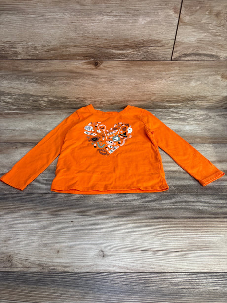 Cat & Jack Candy Heart Shirt Orange sz 4T - Me n Mommy To Be