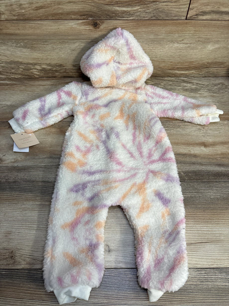 NEW Grayson Mini Sherpa Hooded Coverall White sz 6-9m - Me n Mommy To Be