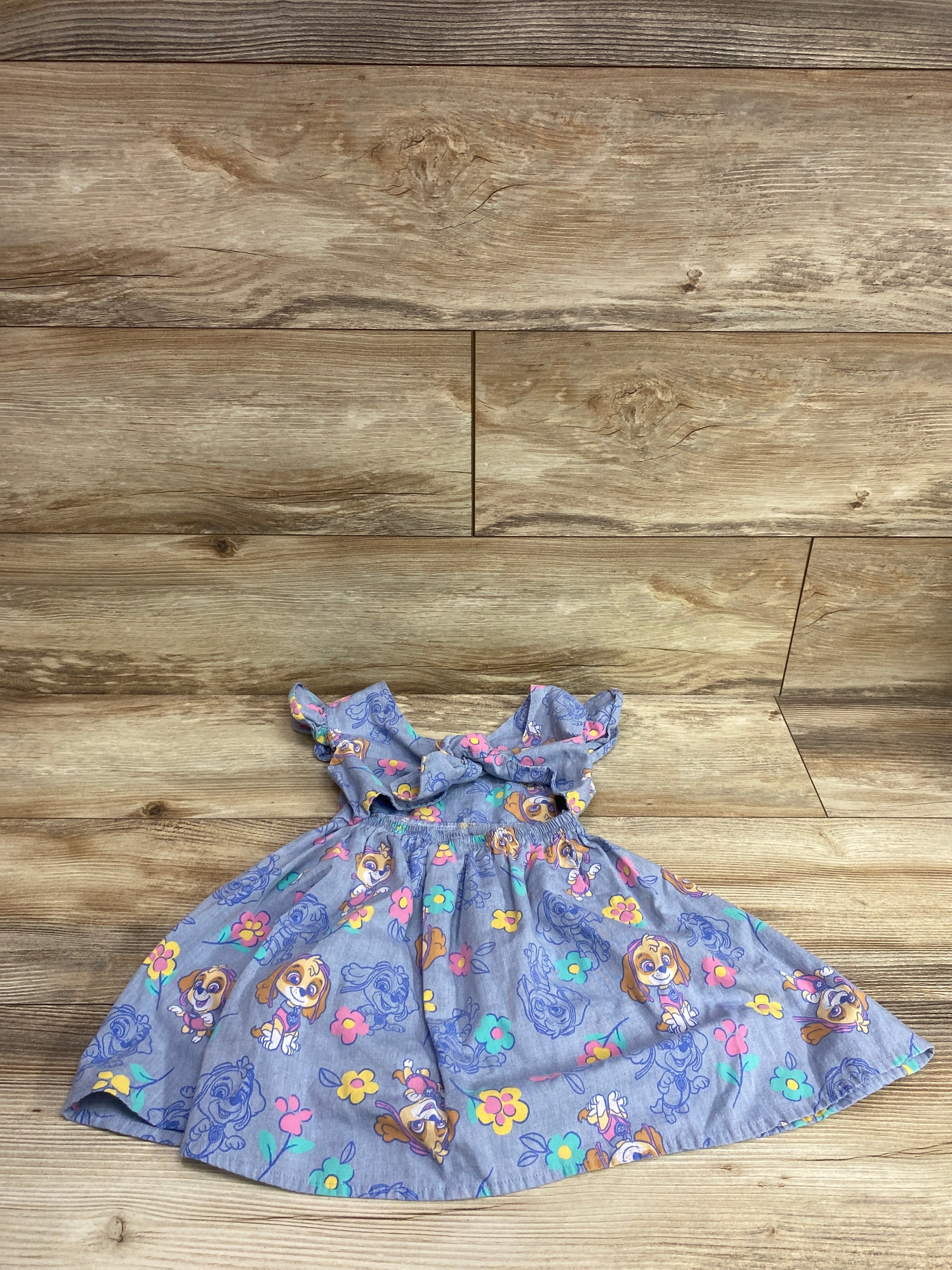 Nickelodeon PAW Patrol Chambray Dress Blue sz 3T