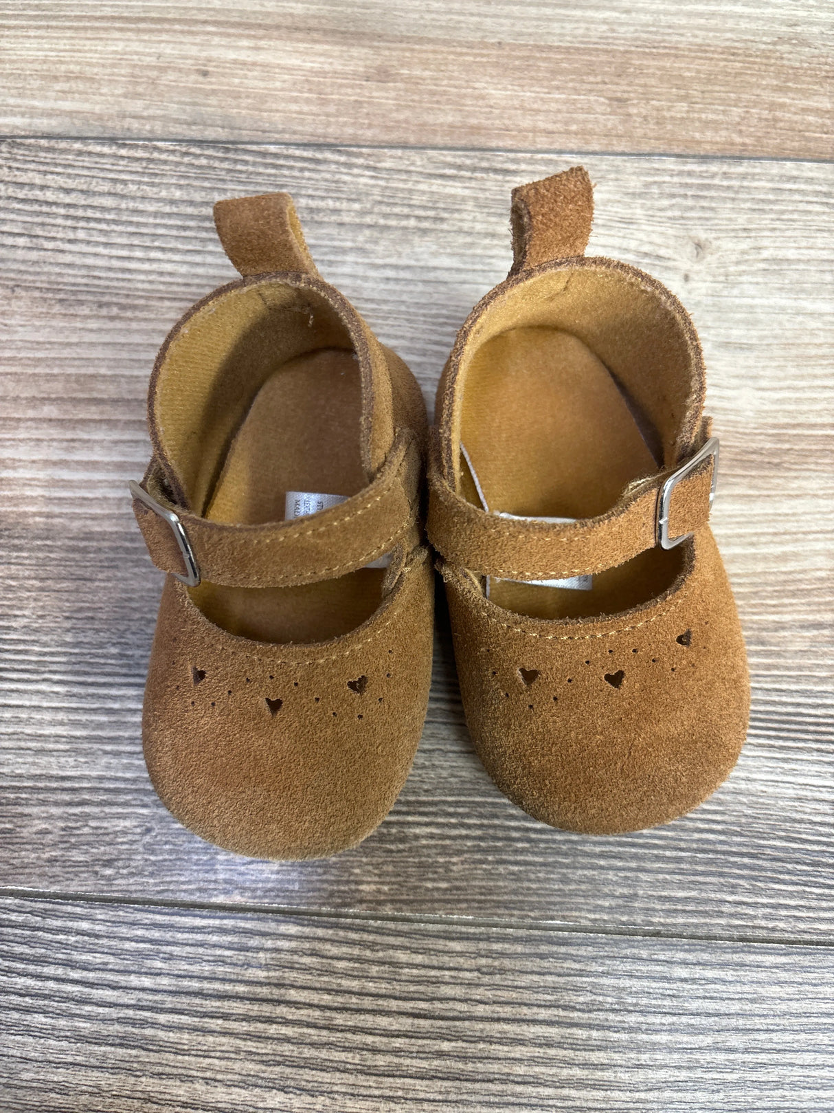 Bear Paw Leather Mary Janes in Chestnut sz 6-12m - Me n Mommy To Be