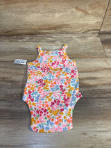 NEW Old Navy Floral Tank Bodysuit White sz 6-12m