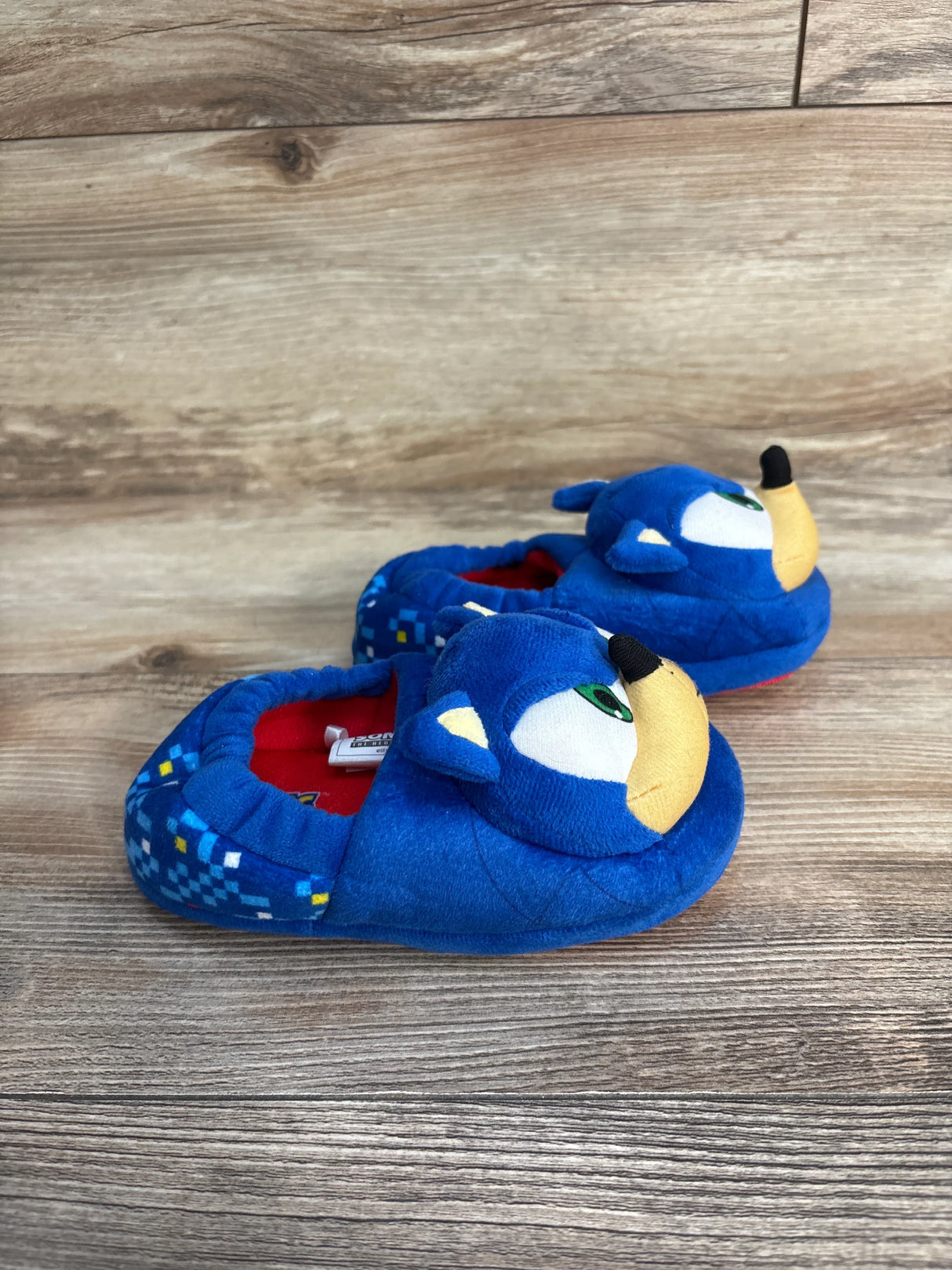 Sonic the Hedgehog 3D Slippers, Blue sz 9/10c