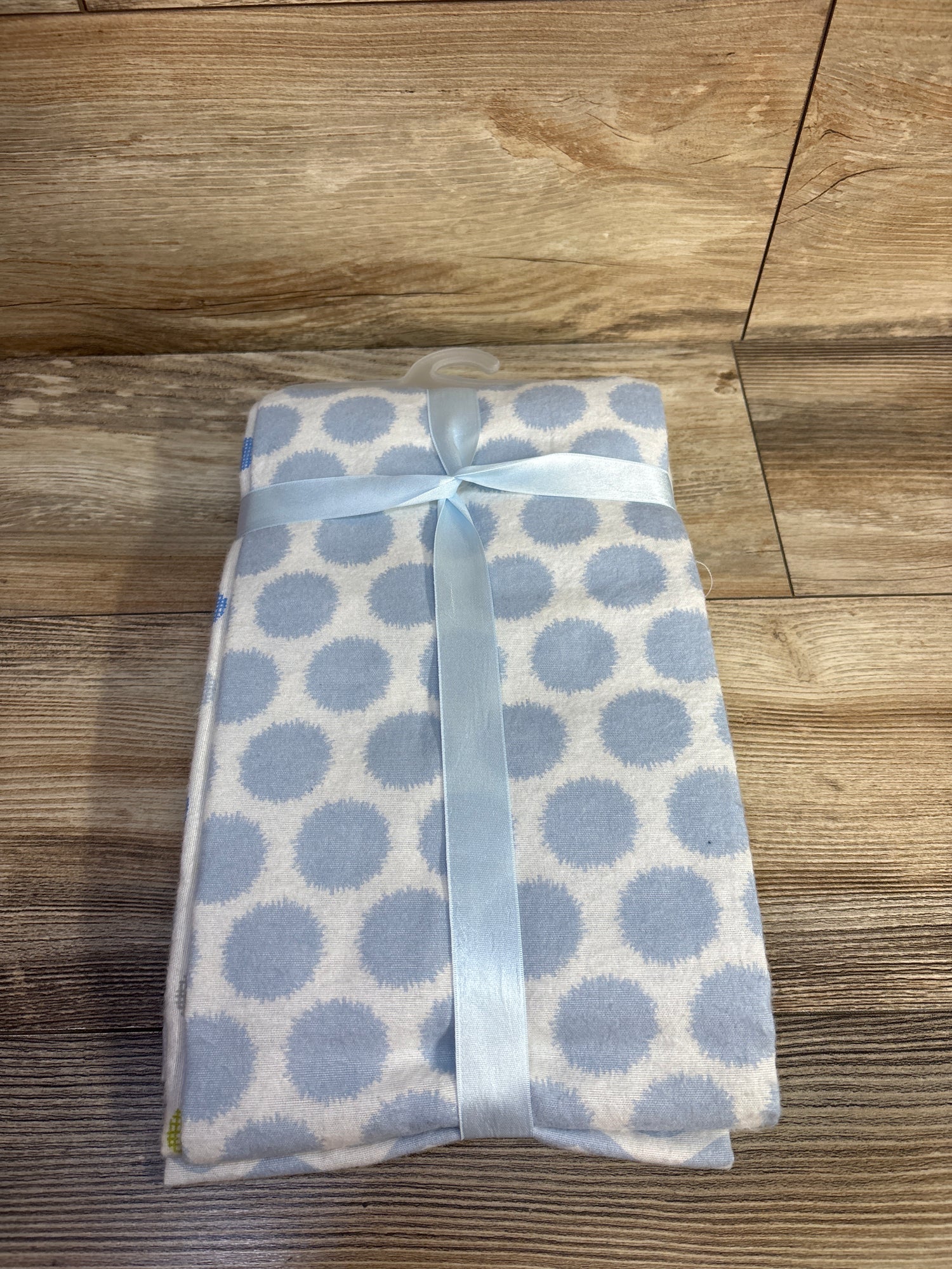NEW Luvable Friends 7pk Cotton Poly Flannel Receiving Blankets, Blue Chevron