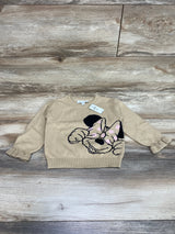 NEW Baby Gap Disney Minnie Mouse Ruffle Travertine Brown Sweater sz 3T