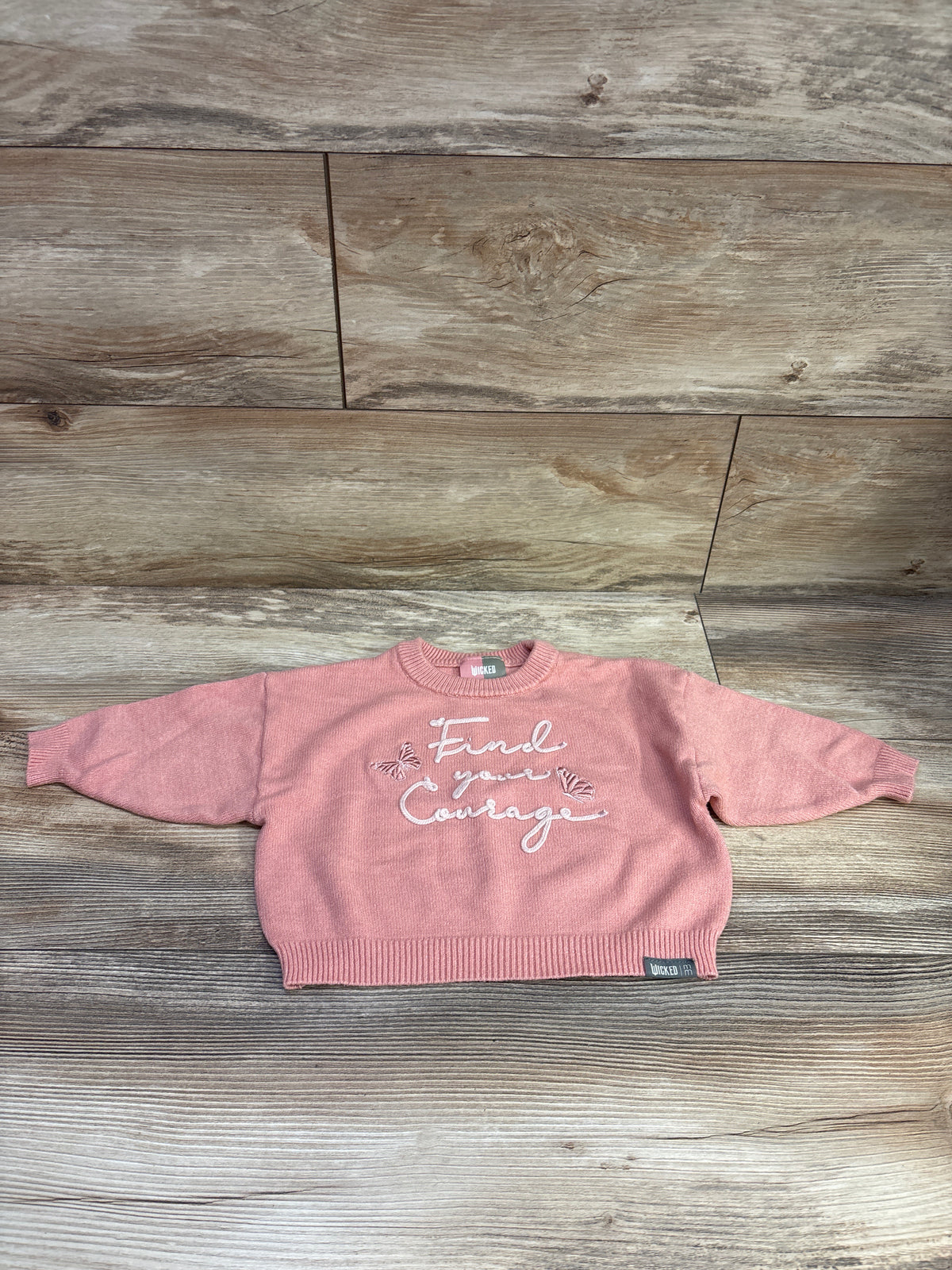 Modern Moments x Wicked Affirmation Sweater Pink sz 18m