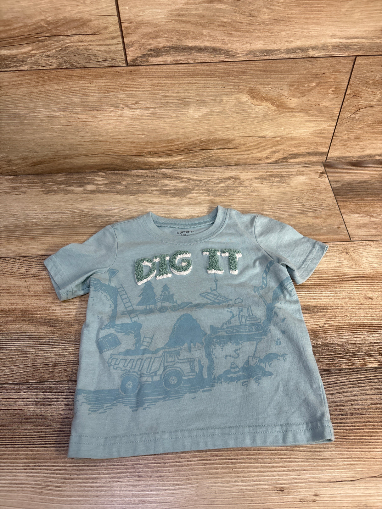 Carter's Dig It Shirt Blue sz 18m