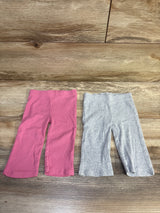 Huggies 2pk Ribbed Leggings Pink/Grey sz 6m