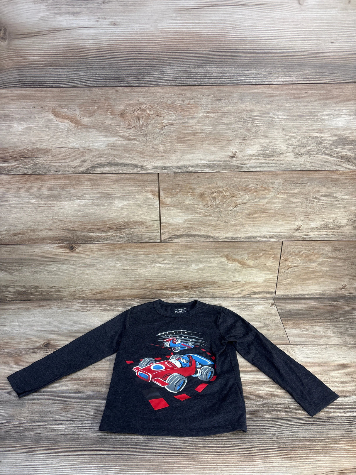 Children's Place Racecar Shirt Grey sz 2T
