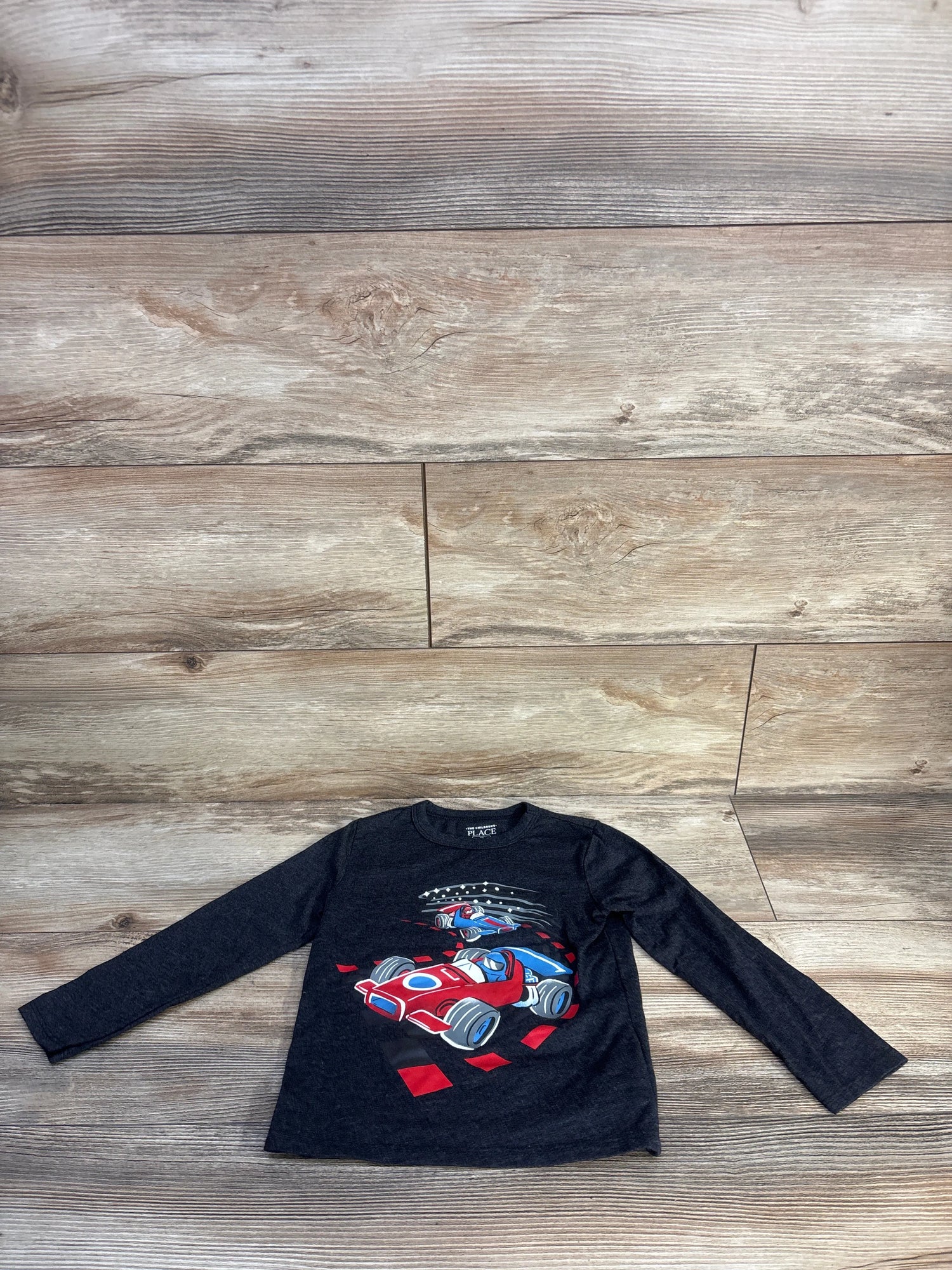 Children's Place Racecar Shirt Grey sz 2T