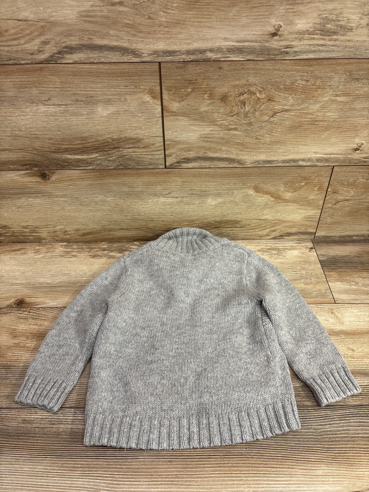 Cat & Jack Collared Knit Sweater Grey sz 2T