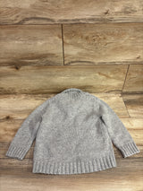Cat & Jack Collared Knit Sweater Grey sz 2T