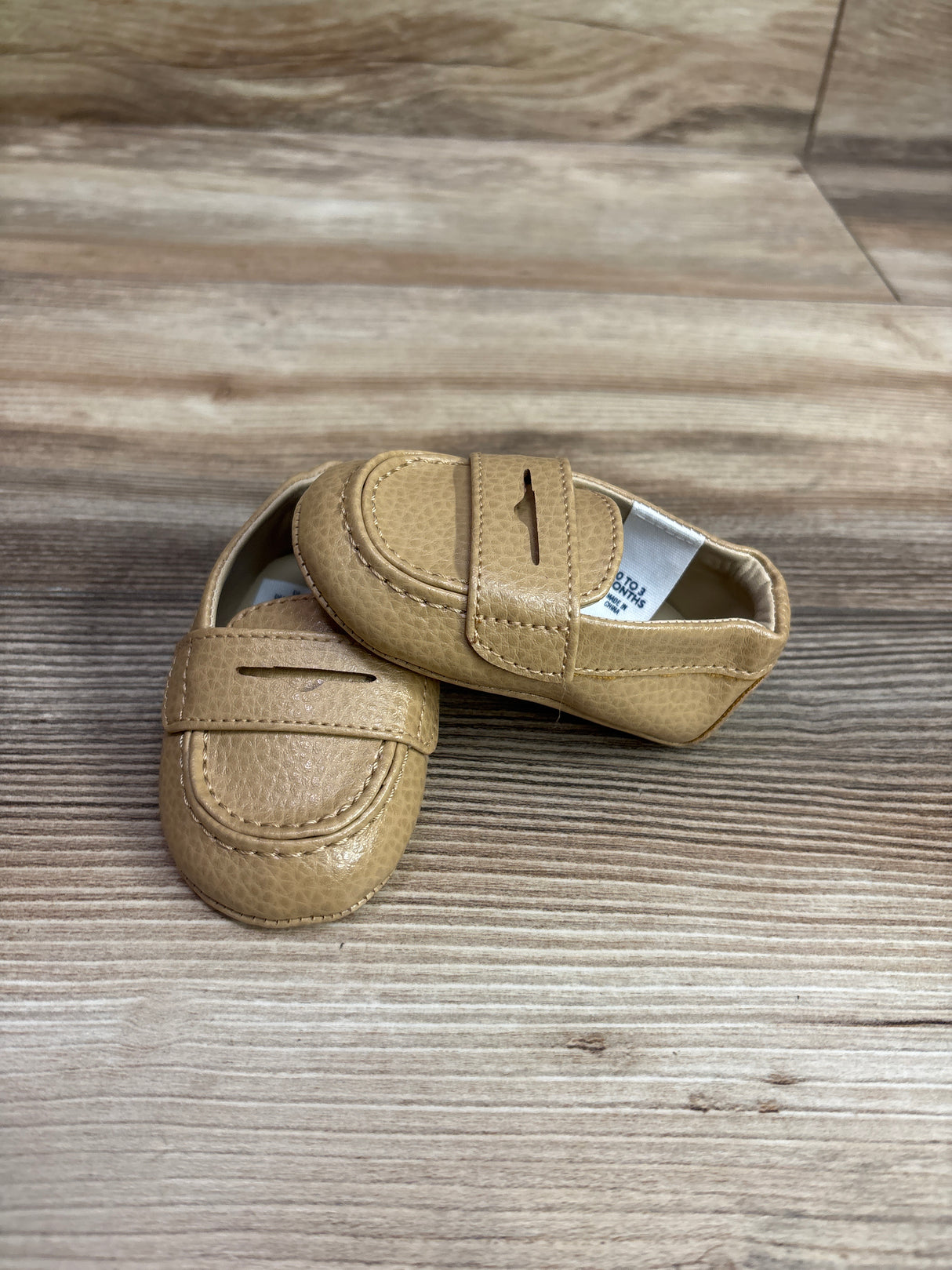 Janie & Jack Penny Loafer Shoes Tan sz 1/2c