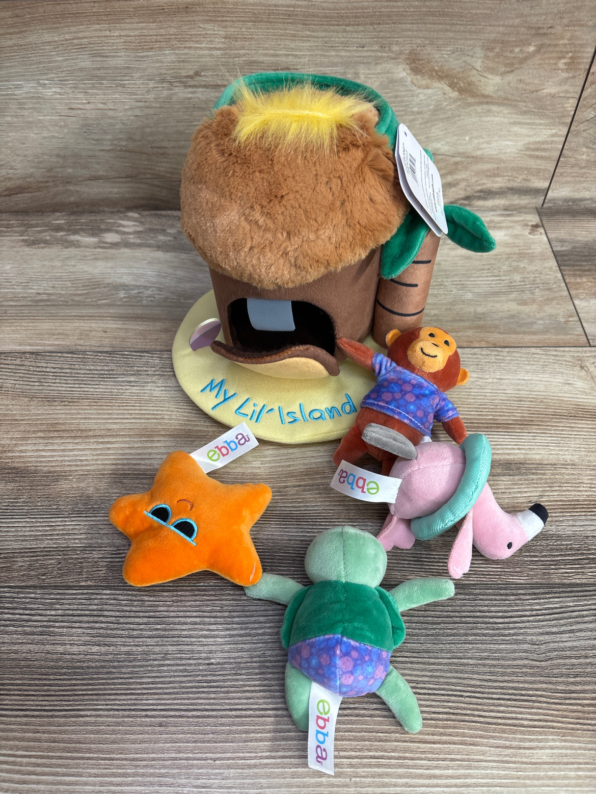 NEW ebba Baby Talk My Lil' Island Plush Playset