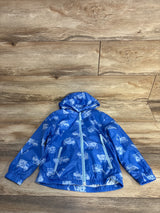 Cat & Jack Truck Print Wind Breaker Blue sz 5T