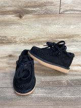 Baby Gap Vegan Suede Sherpa-Lined Loafers Black sz 7c
